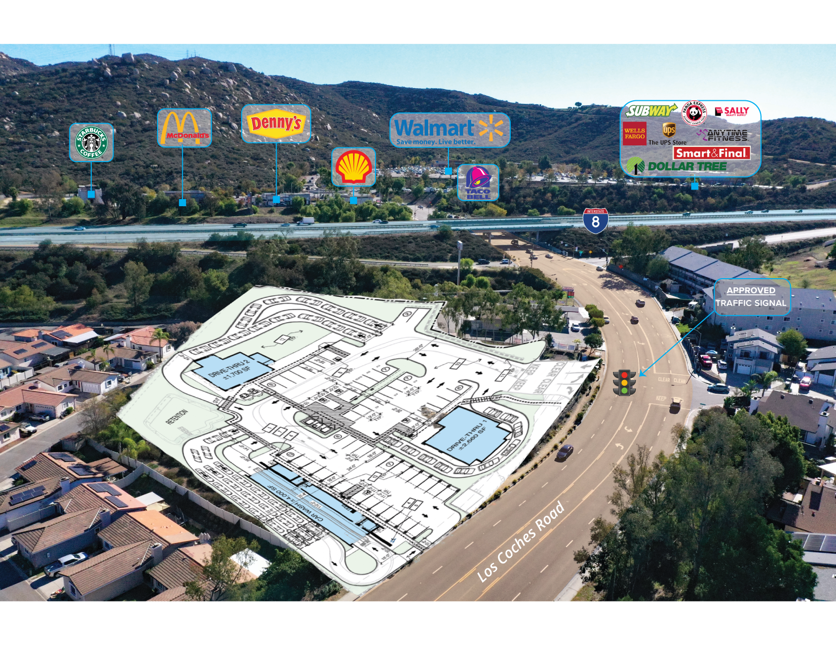 8445 Los Coches Aerial Front Page